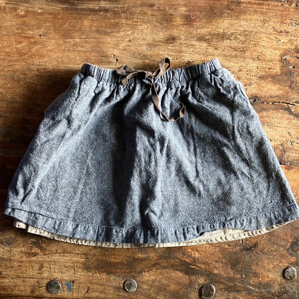 Olive Juice Chambray Skirt